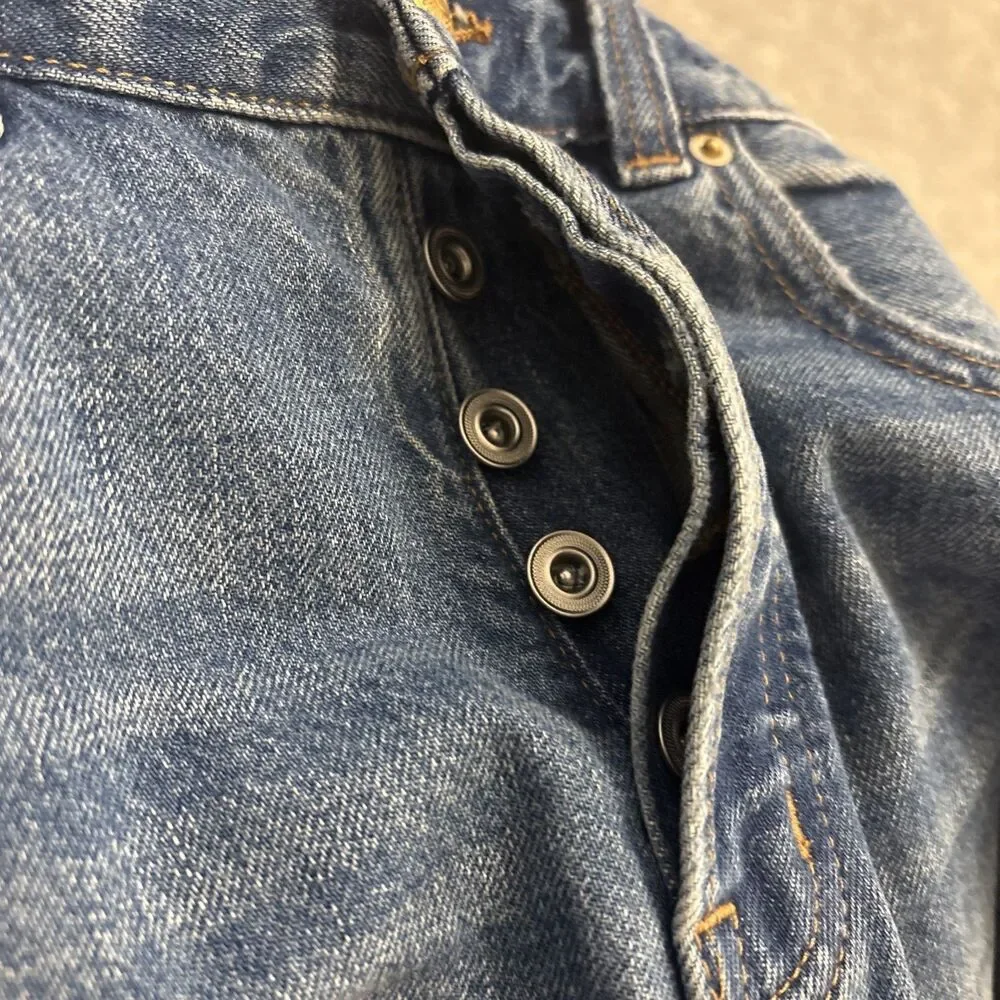 MADEWELL Women’s The Brynn Short Burleson Wash Blue Jean Denim Sz 28 BNWT - Picture 16 of 16